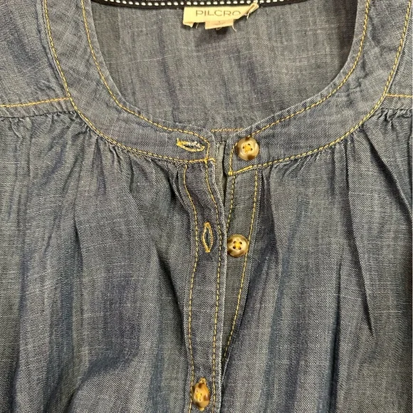 Anthropologie Blue Blouse - Picture 4 of 9